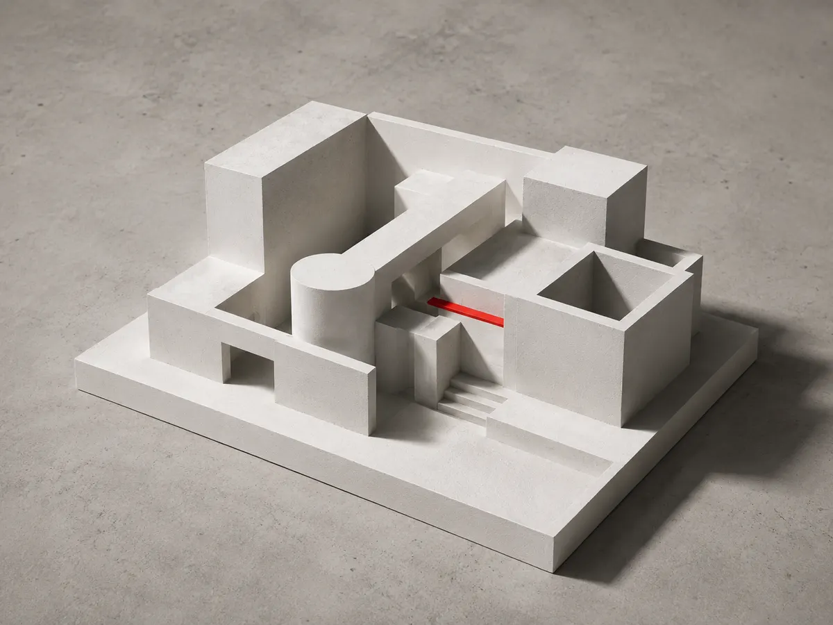 Maquette d’étude architecturale