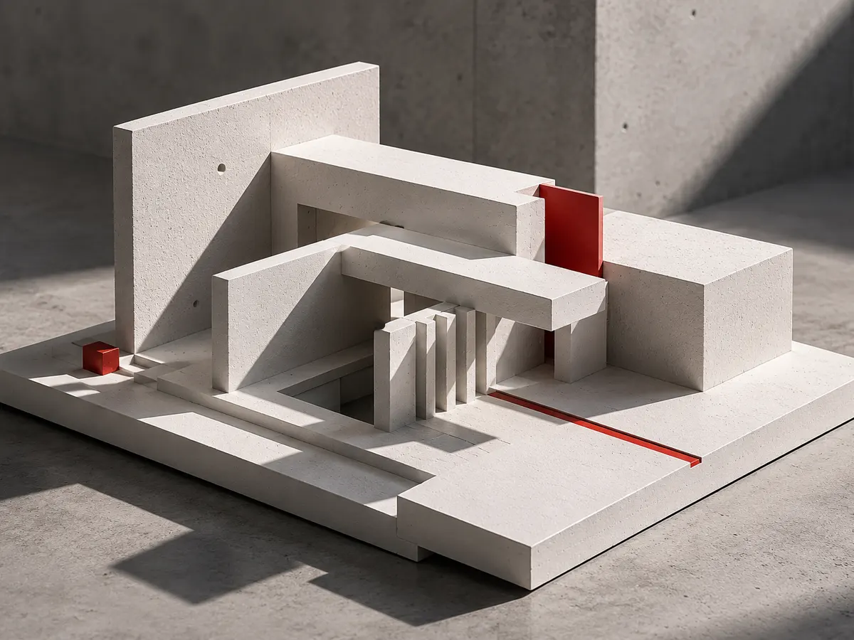 Maquette d’étude architecturale